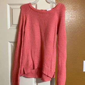 (crazy 8 ) kids pink glitter sweater